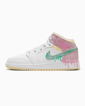 Air Jordan 1 Mid Paint Drip