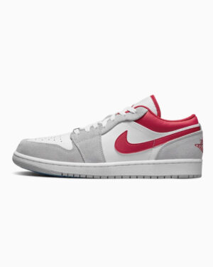 Air Jordan 1 Low SE Light Smoke Grey Gym Red