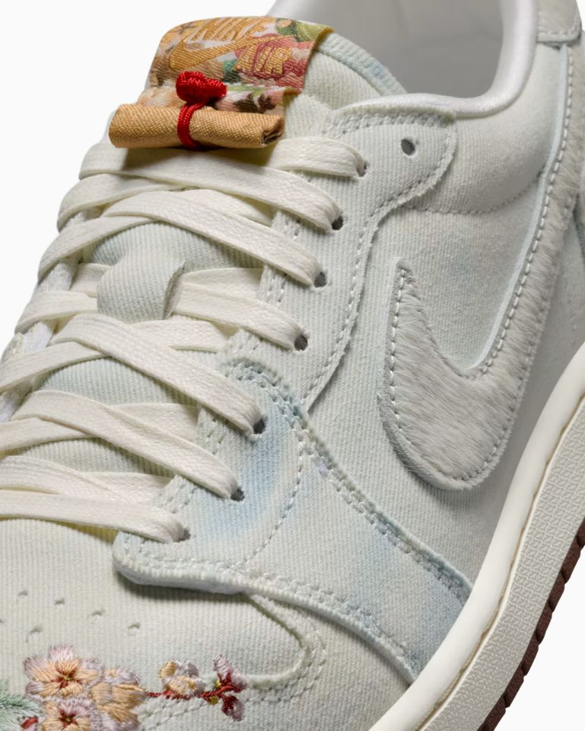 Air Jordan 1 Retro Low OG Football Grey Sail Light Chocolate - Imagen 5