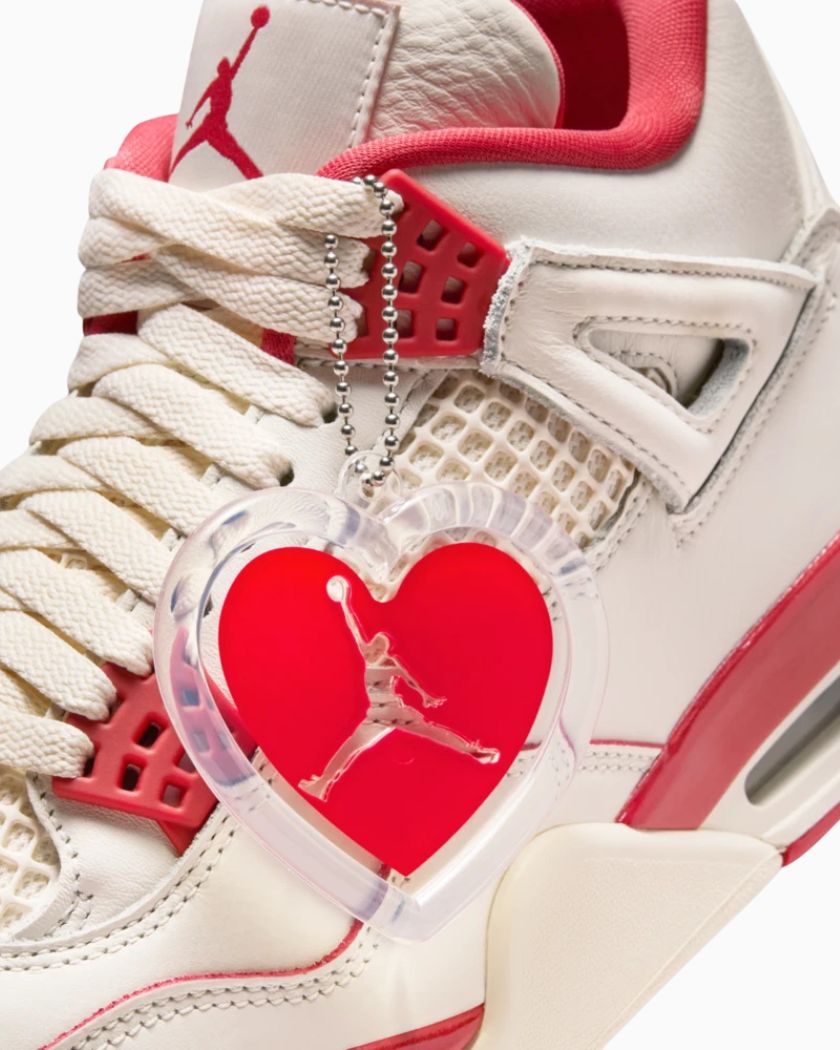 Air Jordan 4 Retro Valentine's Day Sierra Red - Imagen 4