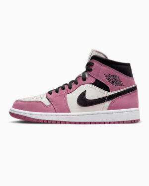 Air Jordan 1 Mid Light  Mulberry