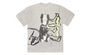 Travis Scott Cactus Jack + Kaws For Fragment Tee Aged Yellow