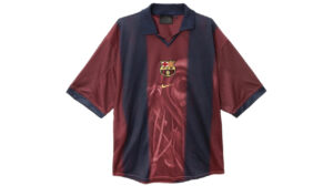 Travis Scott x Nike x FC Barcelona Retro 2000/01 Home Skeleton Jersey