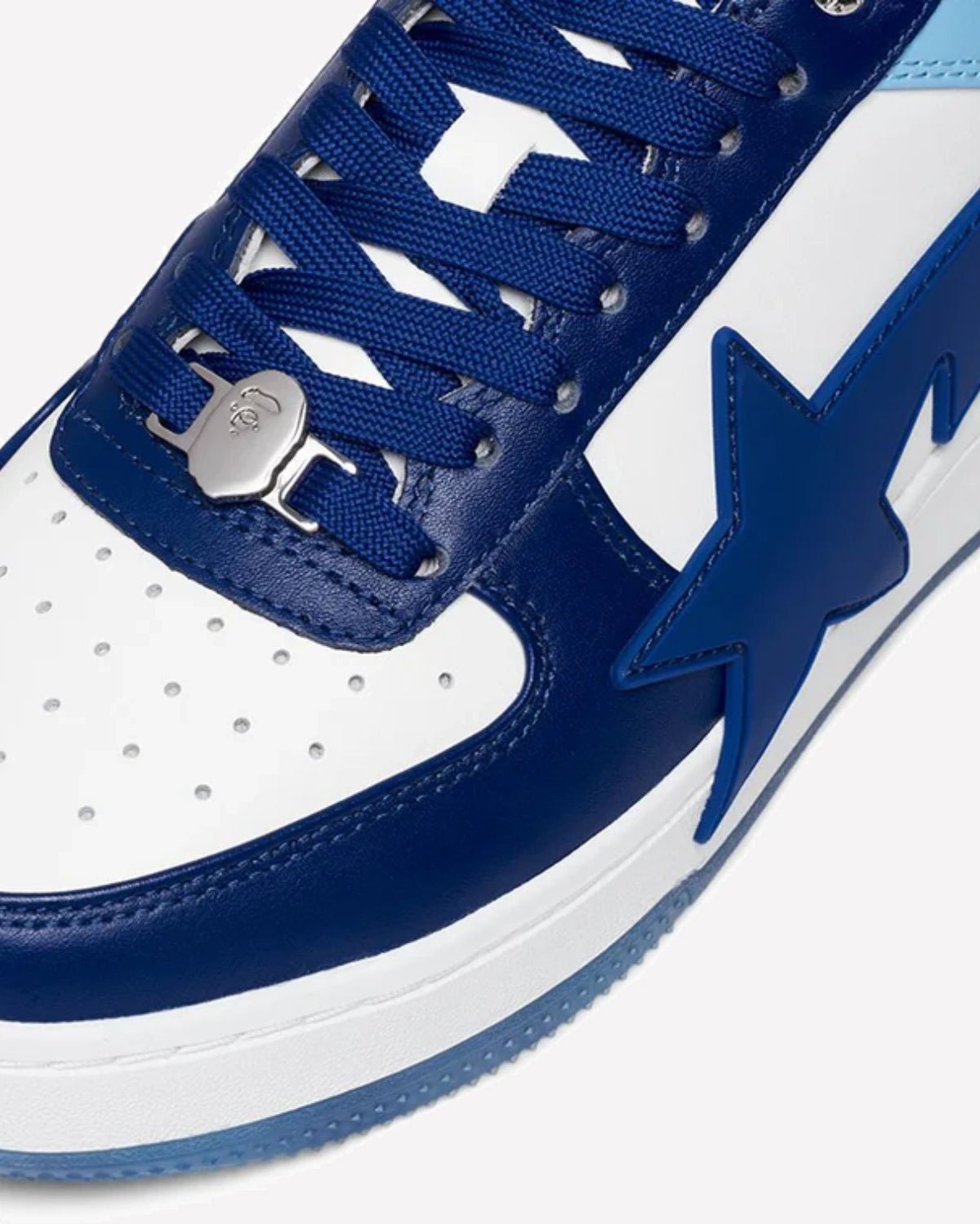 A Bathing Ape Bape Sta OS White Blue University Blue - Imagen 5
