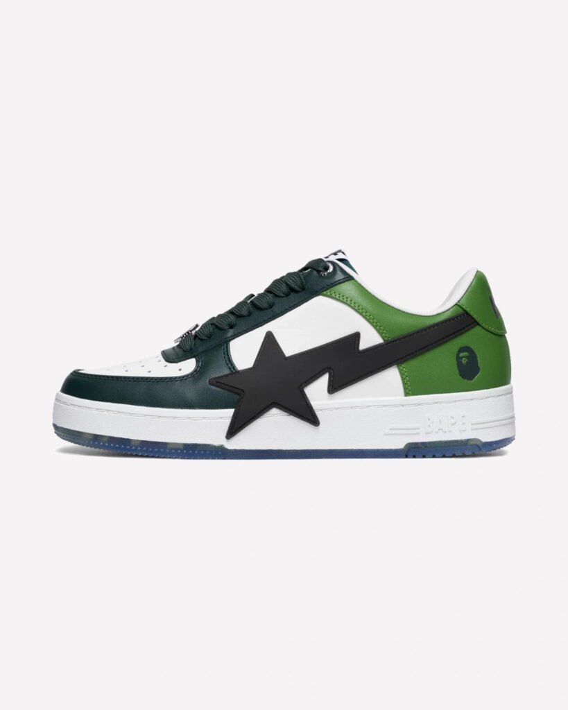 A Bathing Ape Bape Sta OS White Green