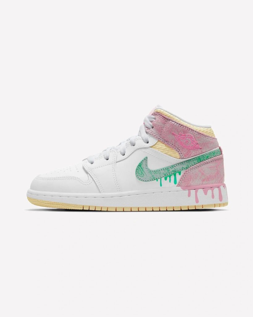 Air Jordan 1 Mid Paint Drip (GS)