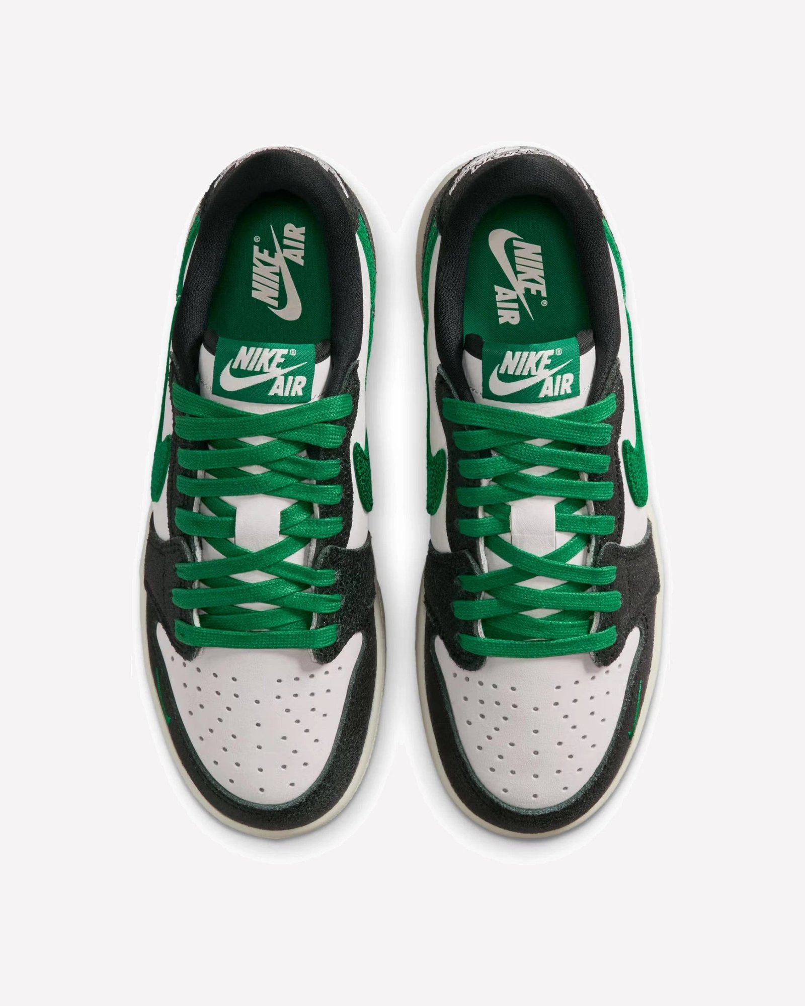 Air Jordan 1 Retro Low OG Phantom Pine Green (GS) - Imagen 4