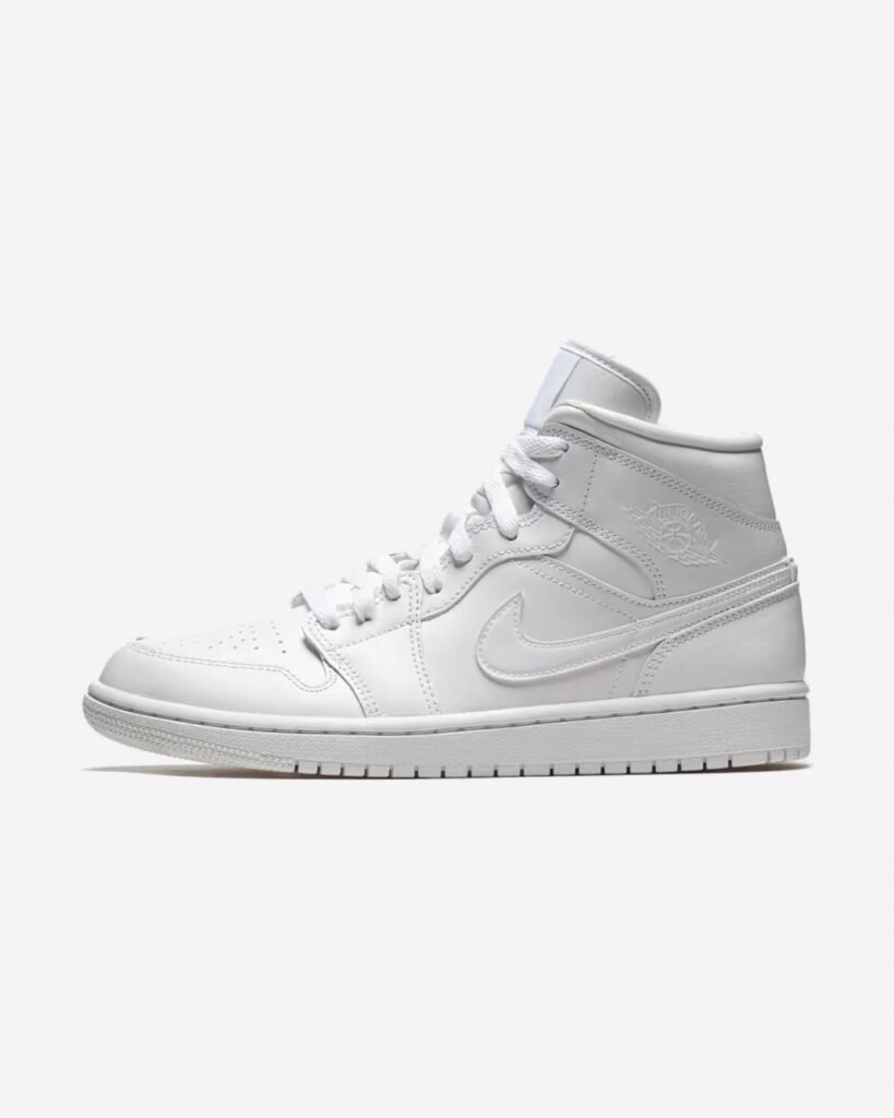 Air Jordan Mid Triple White (2022)