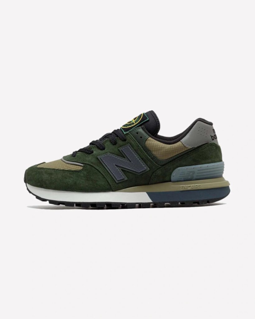 New Balance 574 Legacy Stone Island Dark Green