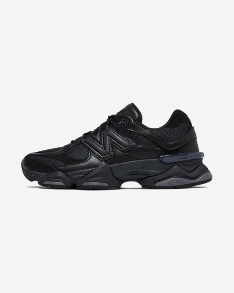 New Balance 9060 Triple Black Leather