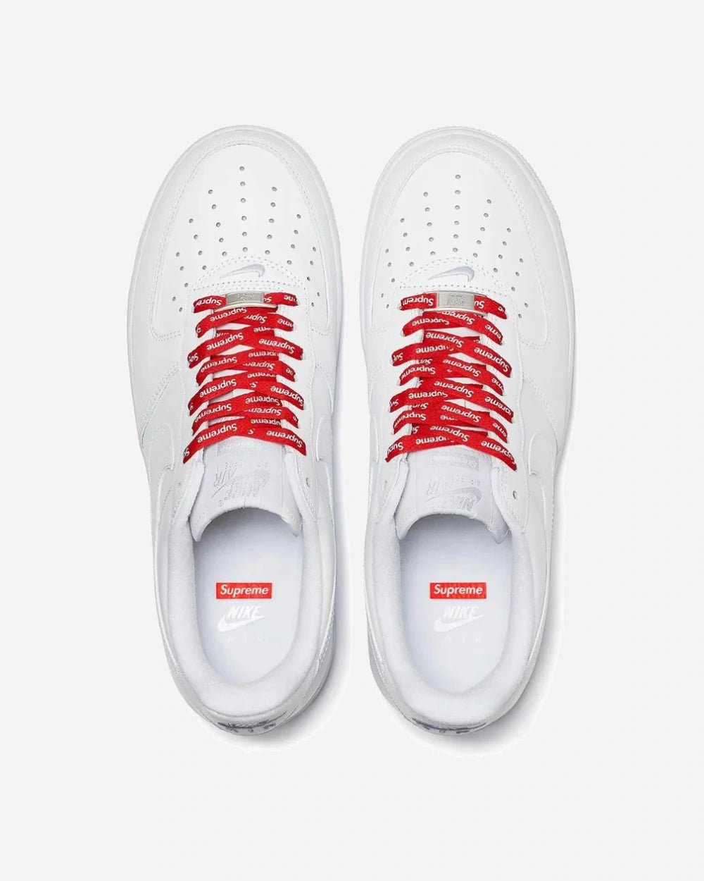 Nike Air Force 1 Low Supreme White - Imagen 4