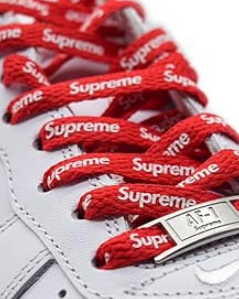 Nike Air Force 1 Low Supreme White - Imagen 5
