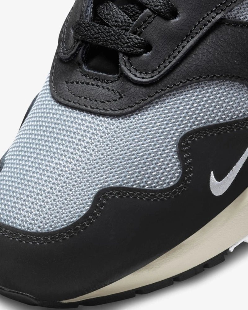 Nike Air Max 1 Patta Waves Metallic Silver White Black - Imagen 7