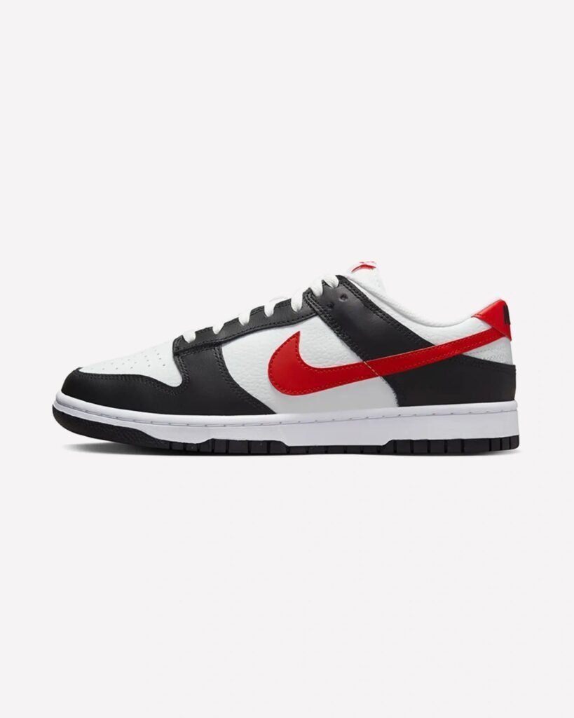 Nike Dunk Low Retro Red Swoosh Panda