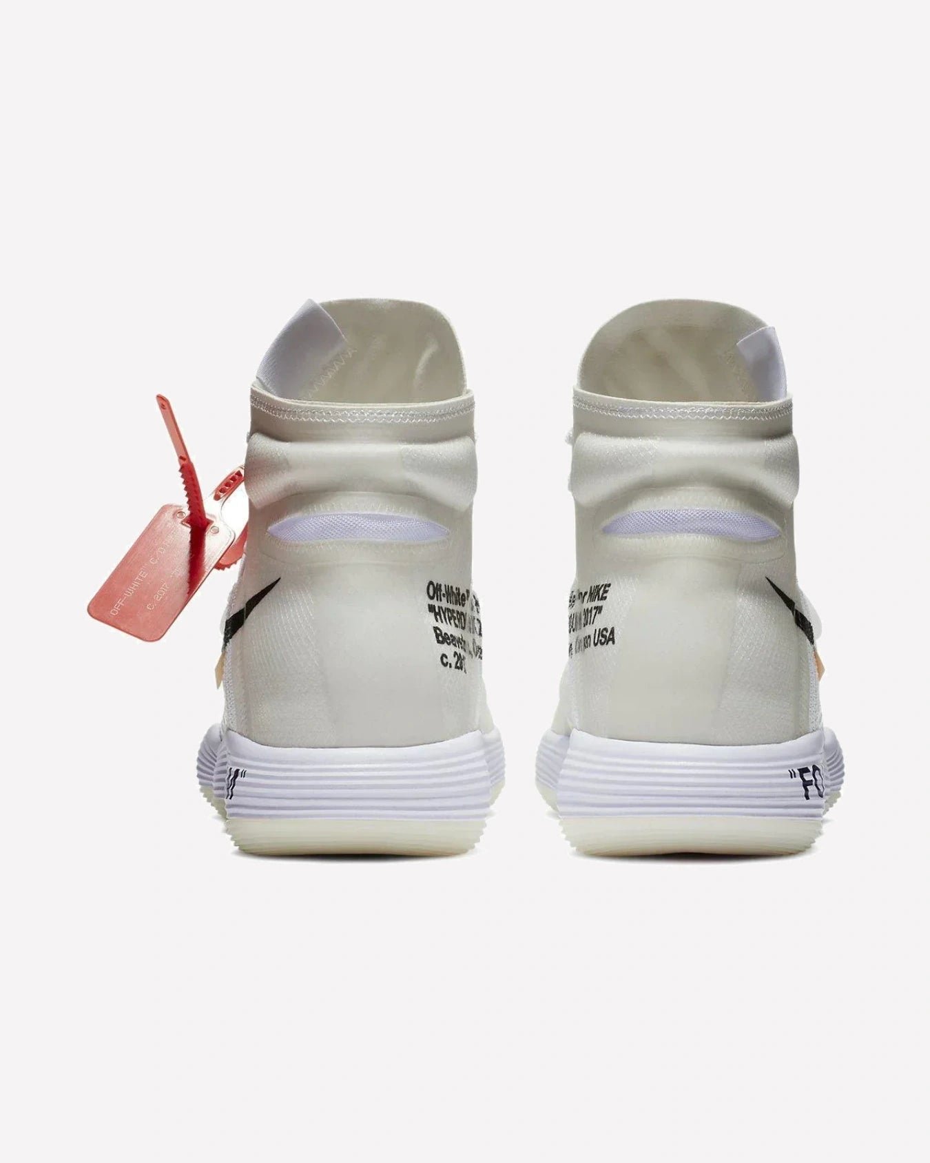 Nike React Hyperdunk 2017 Flyknit Off-White - Imagen 4