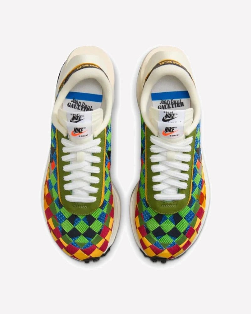 Nike VaporWaffle Woven sacai Jean Paul Gaultier Green Gusto - Imagen 2