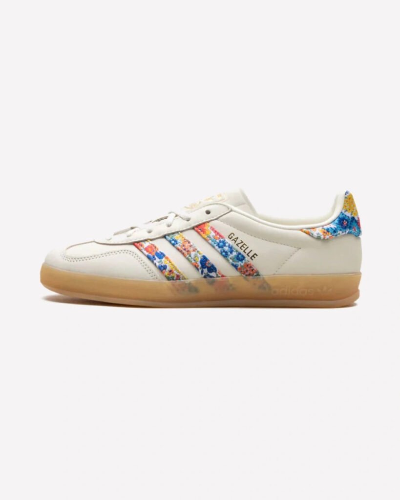 adidas Gazelle Indoor Liberty London Floral Embroidery Stripes