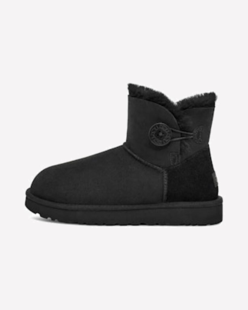 UGG Mini Bailey Button Boot Black